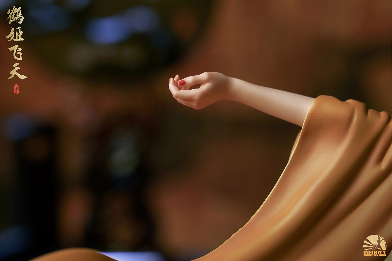 The Flying Princess Crane Statue Elite