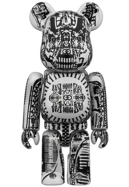 Be@rbrick HR. Giger (White Chrome Version) 100% & 400%
