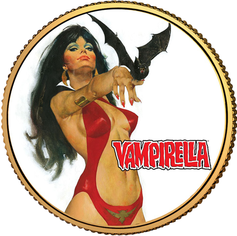 Vampirella (Jose Gonzales) Gold Coin