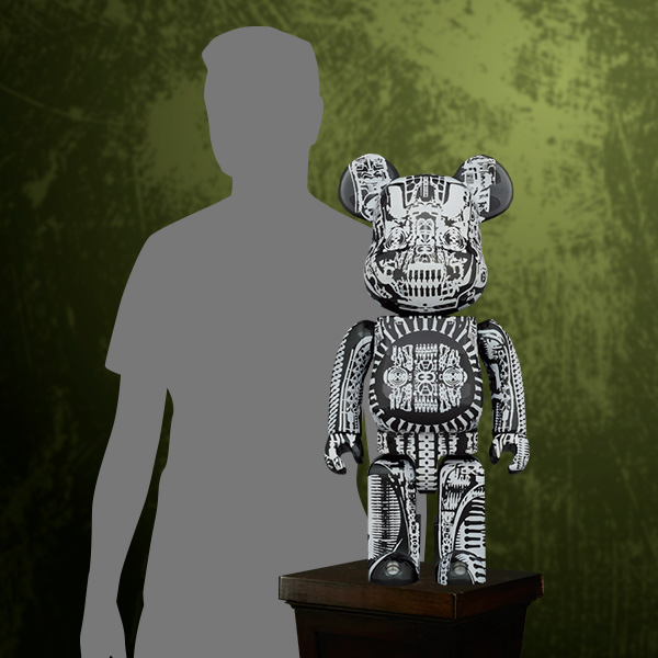 Be@rbrick HR. Giger (Black Chrome Version) 1000%