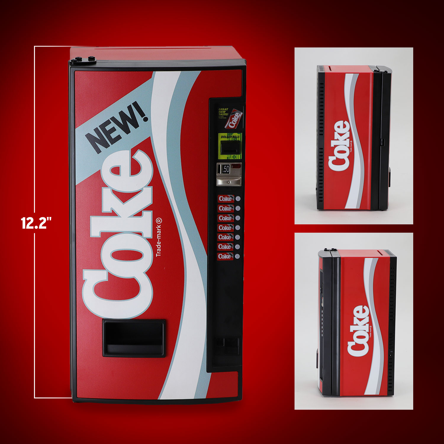NEW! Coke Vending Machine Mini Fridge