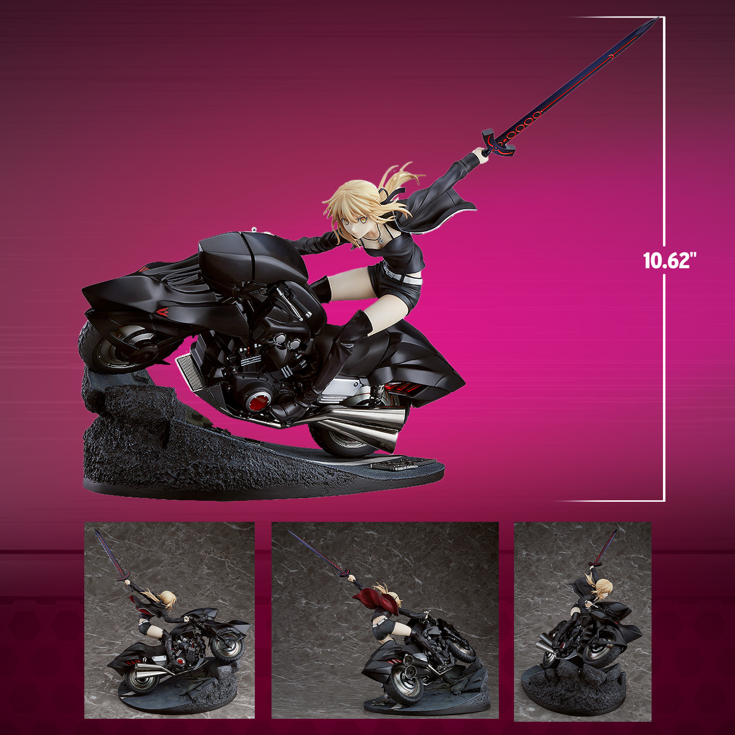 Saber Altria Pendragon (Alter) & Cuirassier Noir