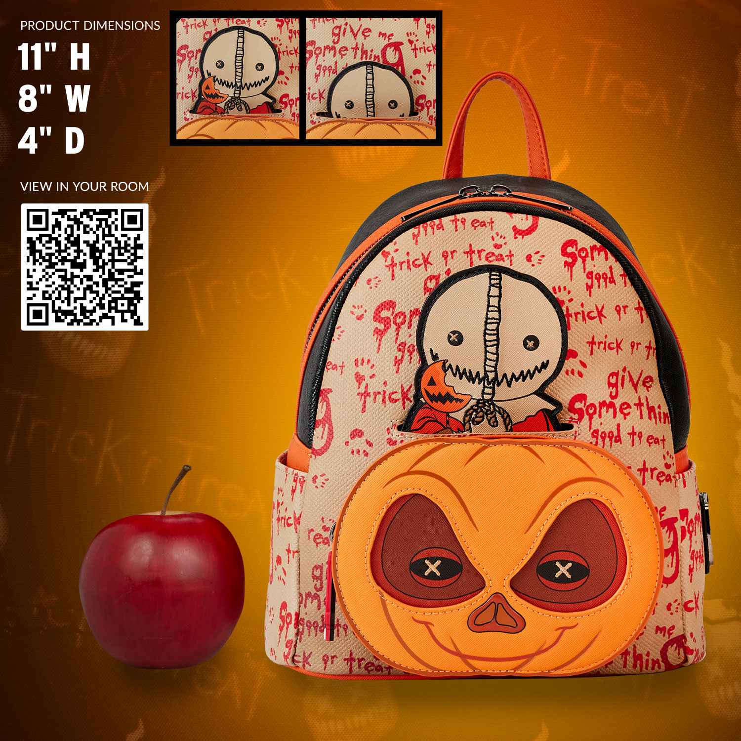 Trick 'r Treat Pumpkin Cosplay Mini Backpack