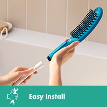 Dog Shower Petrol Blue