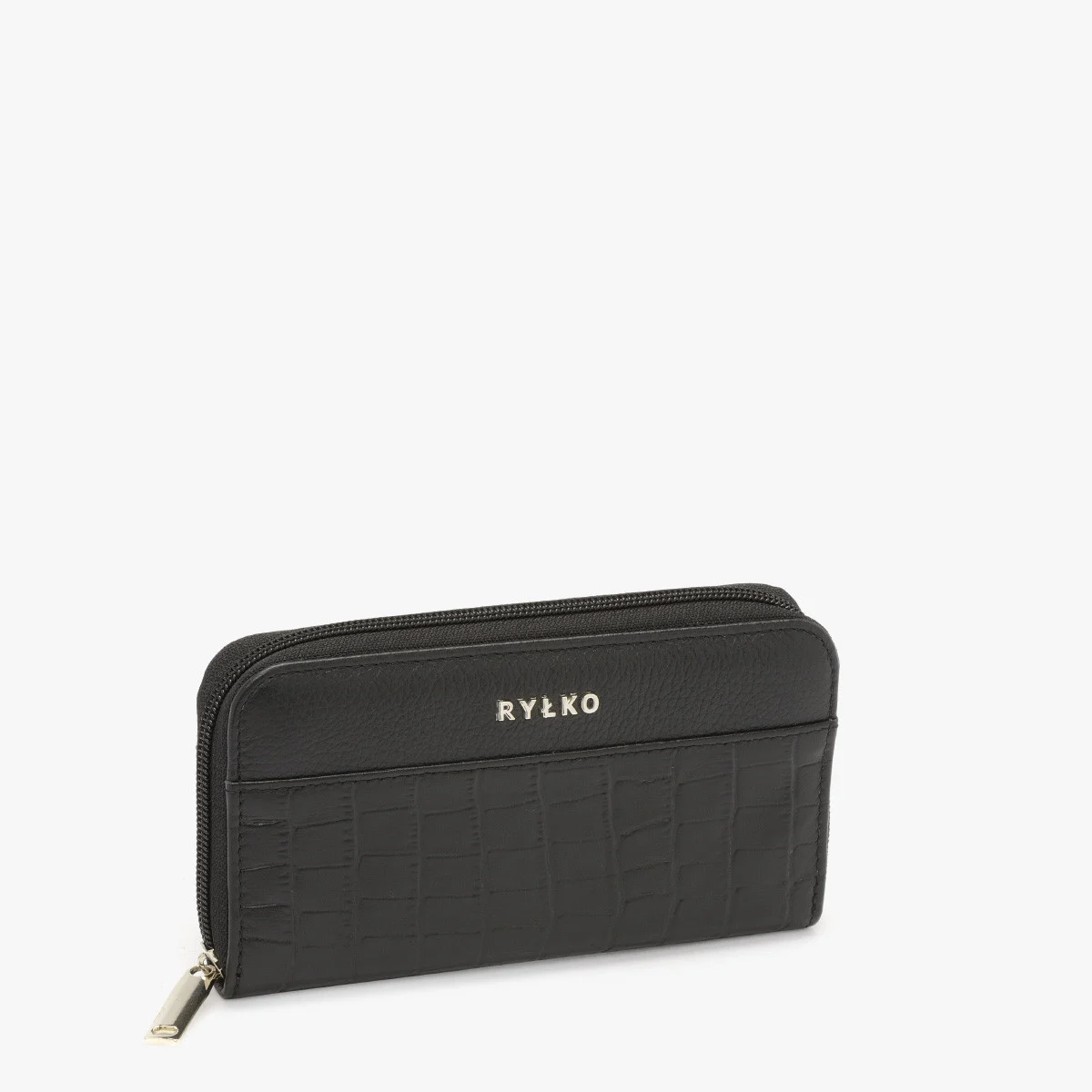 Czarny portfel damski