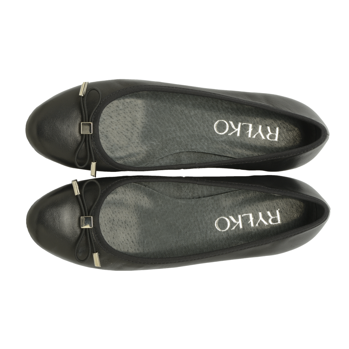 Wygodne baleriny z kokardką