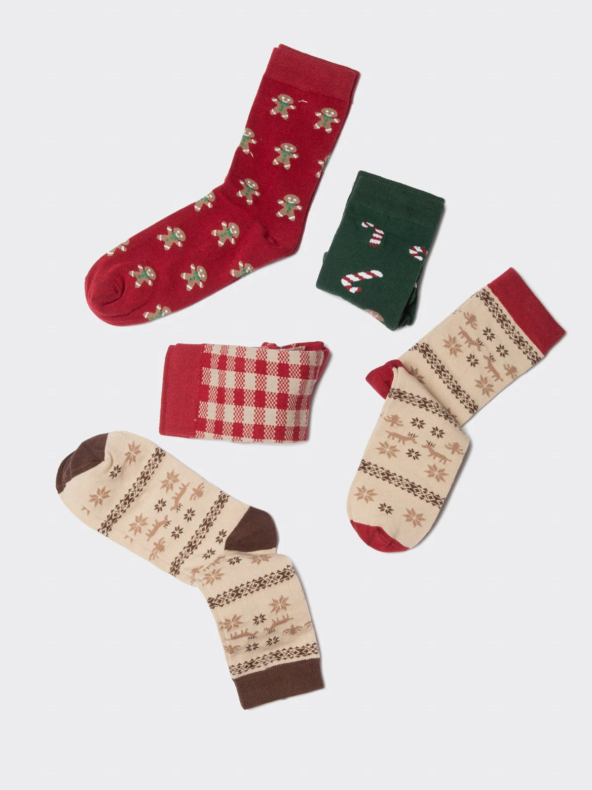 Bawełniane skarpety w ozdobny print