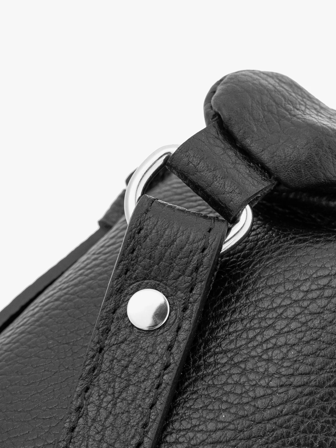 Czarna torebka nerka - crossbody