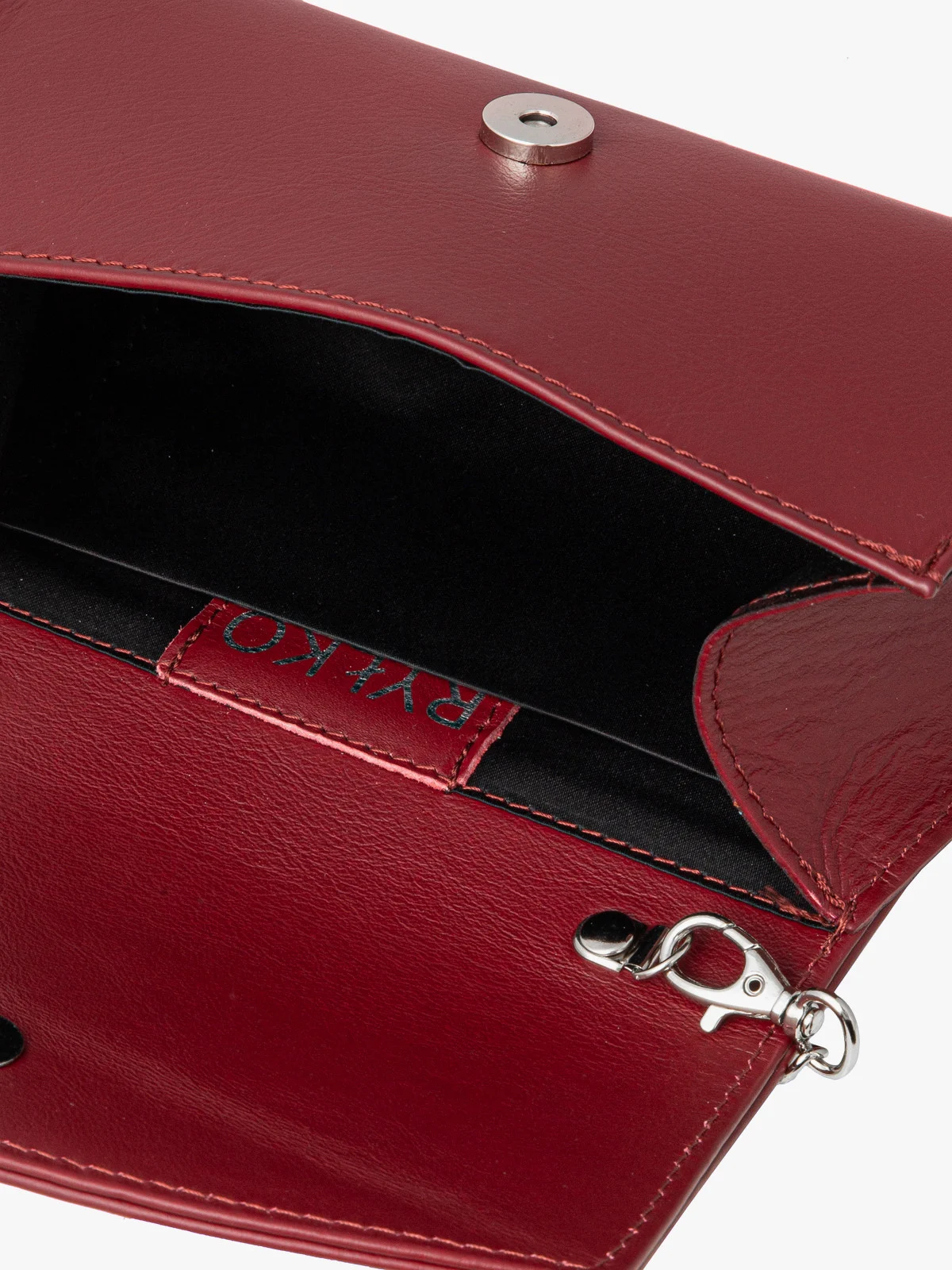 Elegancka bordowa torebka damska