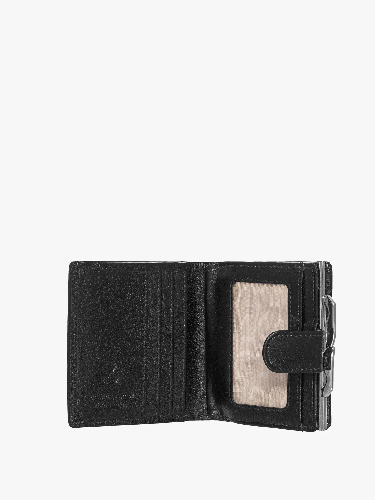 Czarny portfel damski