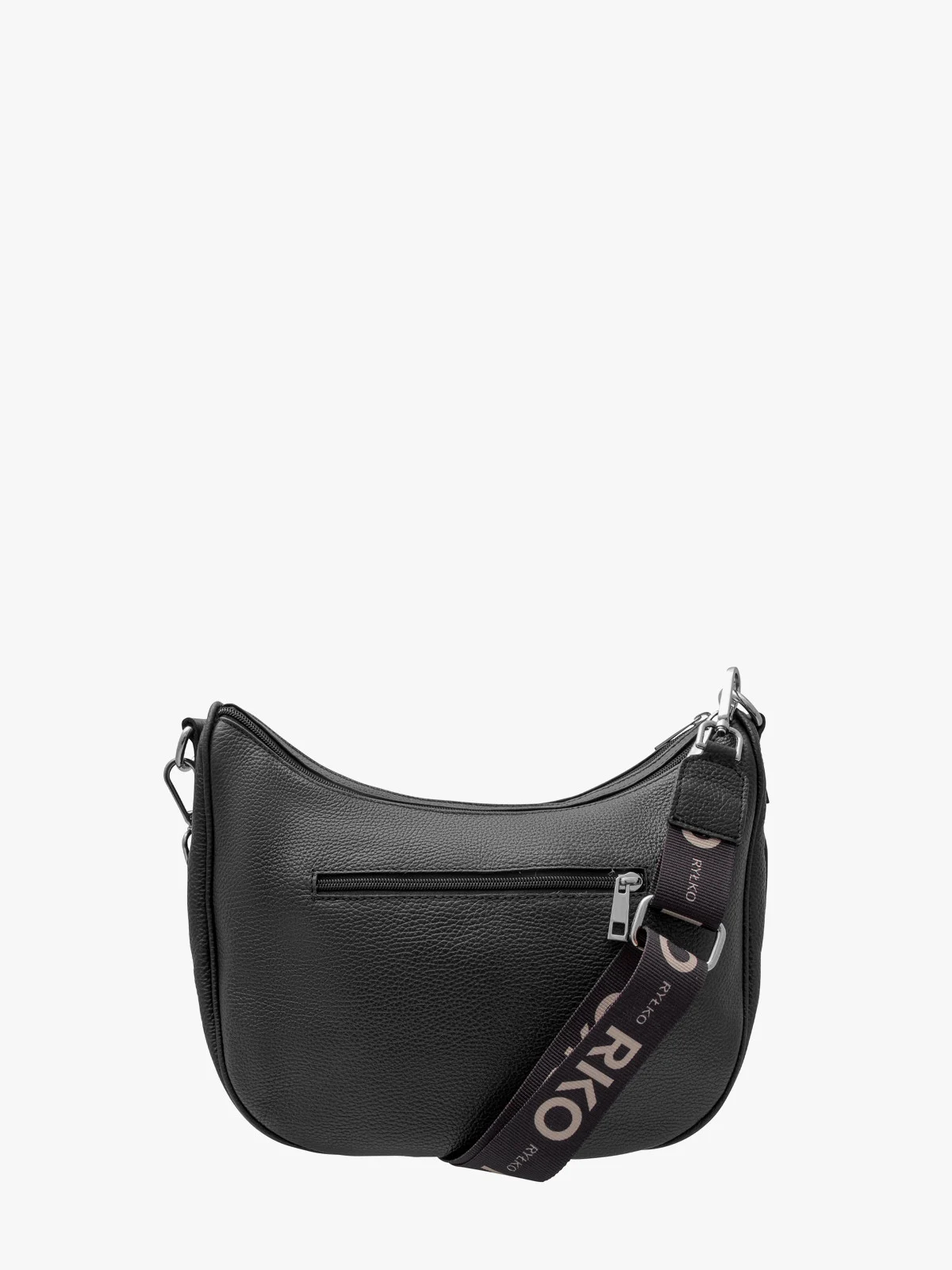 Czarna torebka średniej wielkości