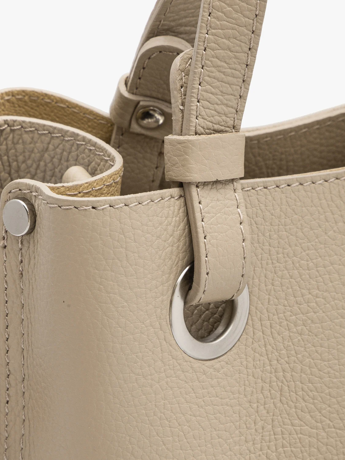 Ciemnobeżowa torebka damska