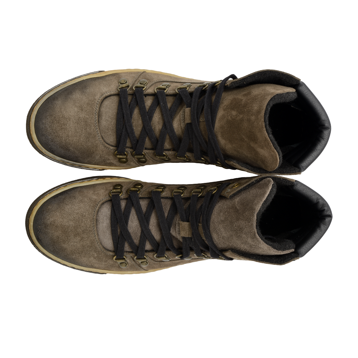 Welurowe trzewiki męskie