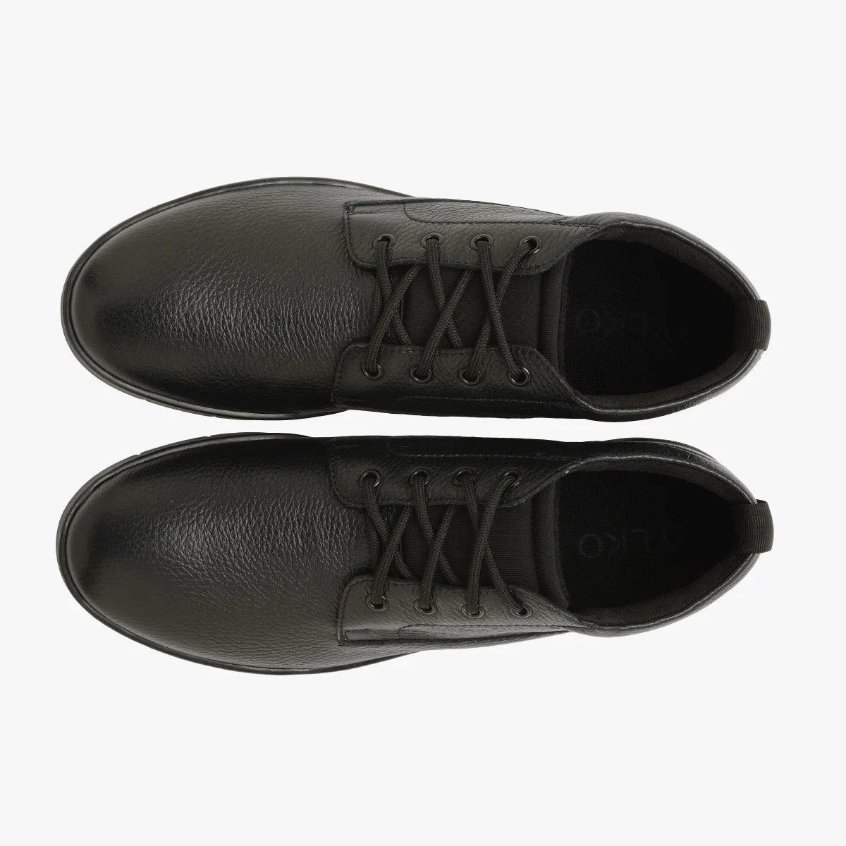 Czarne trzewiki męskie