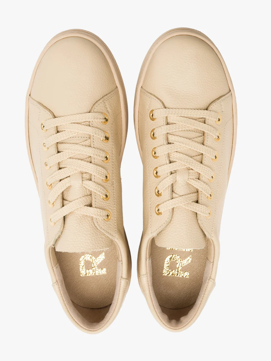 Beżowe półbuty sportowe