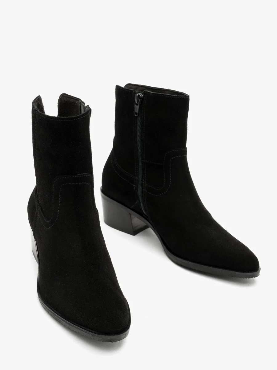 Botki na niskim obcasie