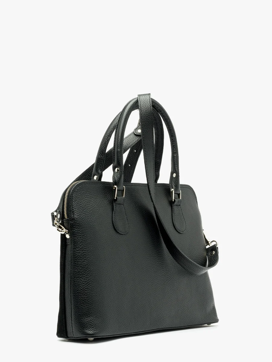 Czarna torba na laptopa lub tablet