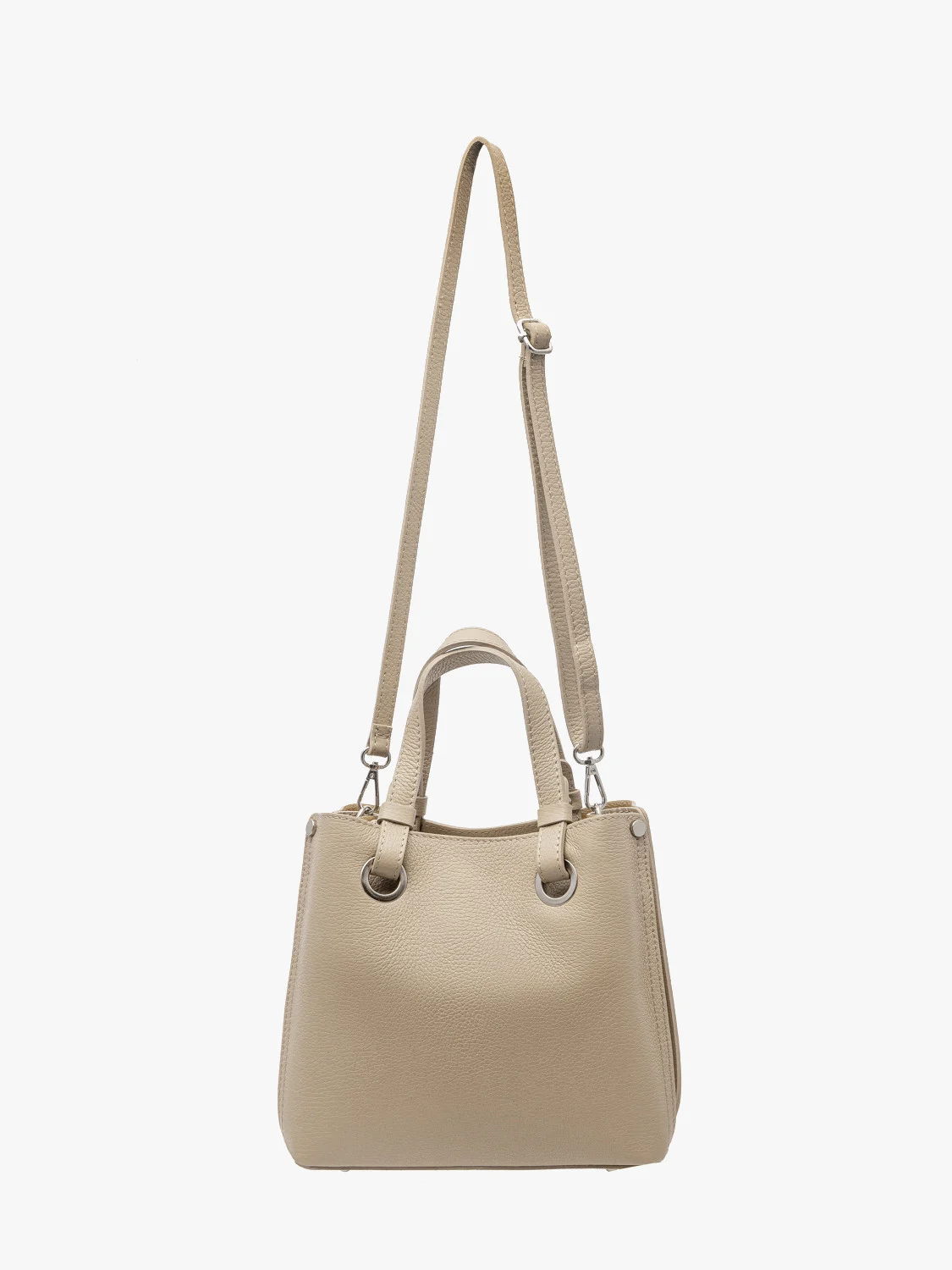 Ciemnobeżowa torebka damska