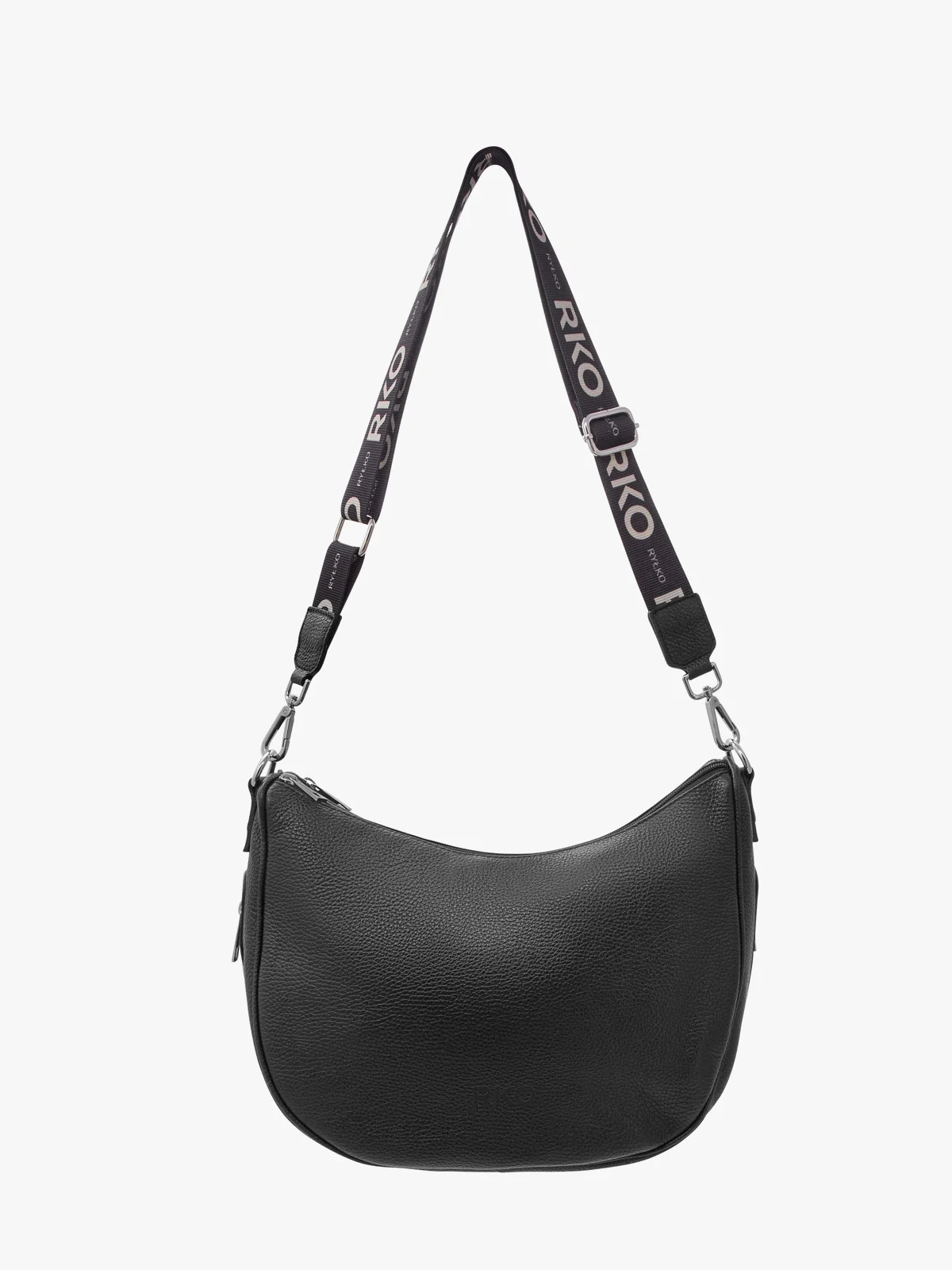 Czarna torebka średniej wielkości