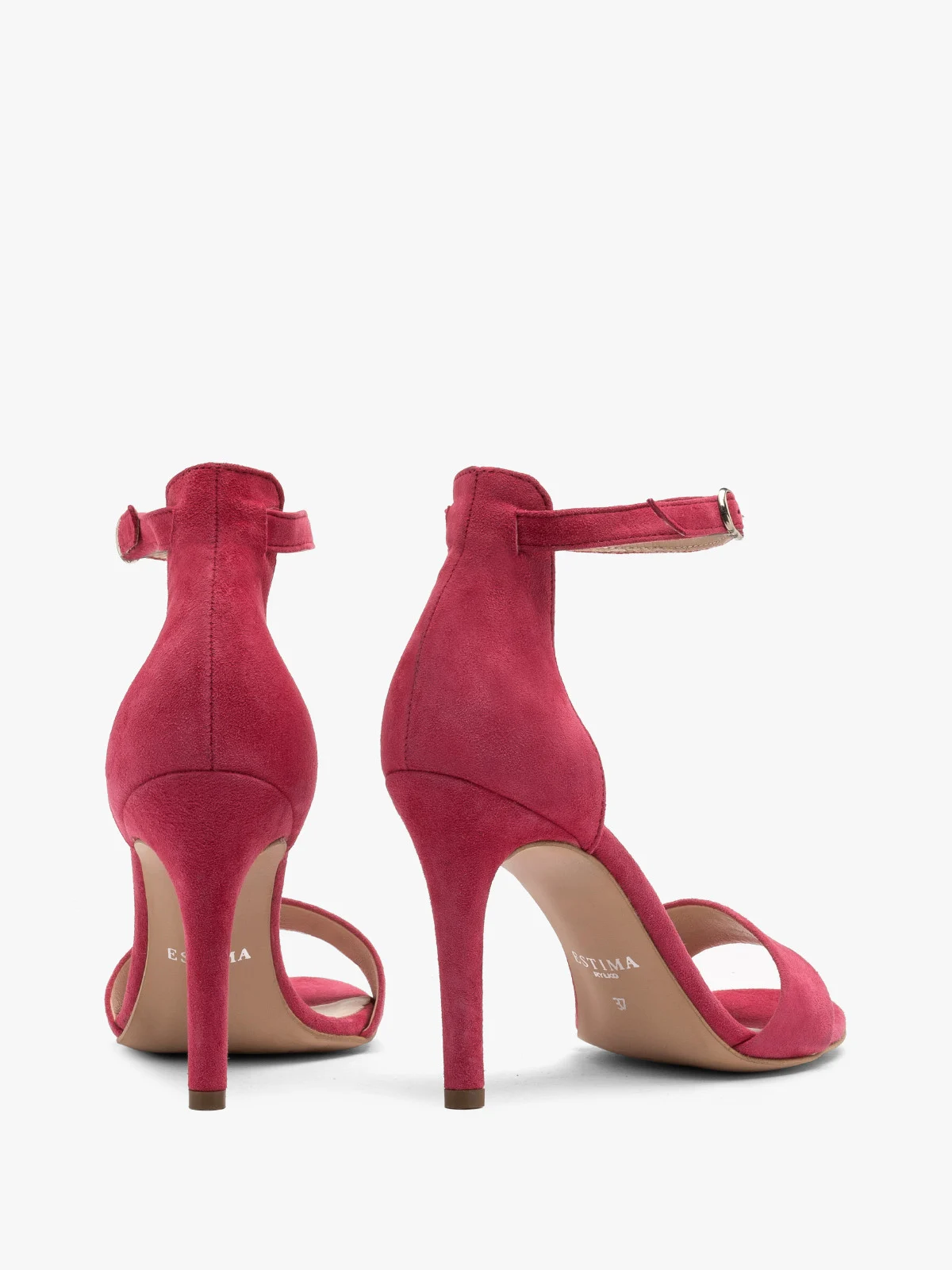Sandały na szpilce w kolorze fuksji