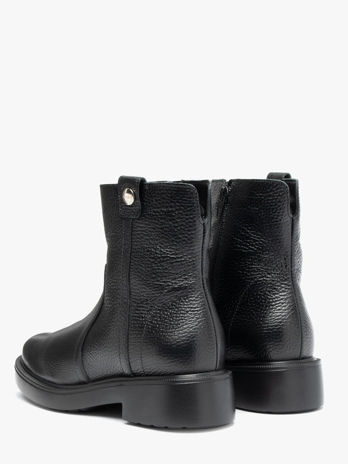 Botki damskie na płaskiej podeszwie ocieplane wełną