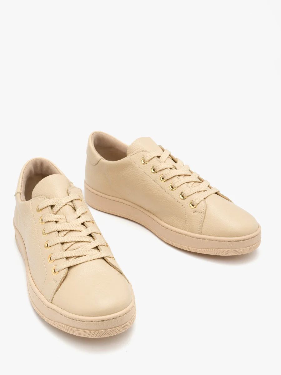 Beżowe półbuty sportowe