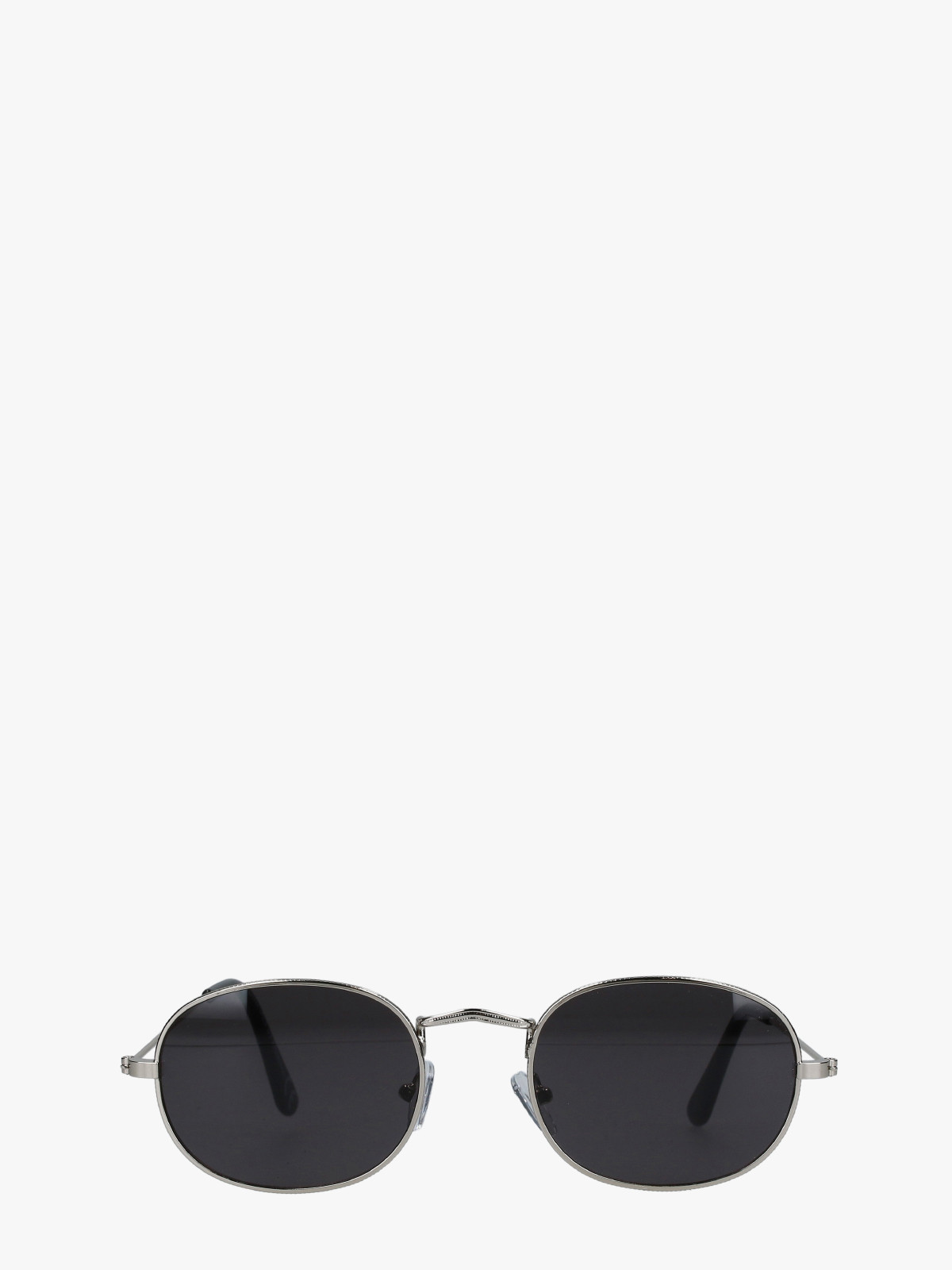 Damskie okulary przeciwsłoneczne w srebrnej oprawie