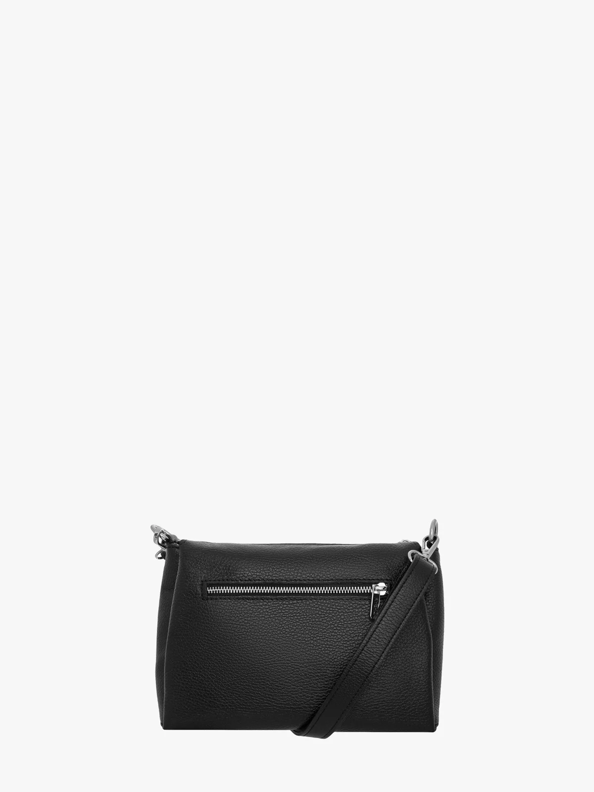 Czarna torebka z regulowanym paskiem