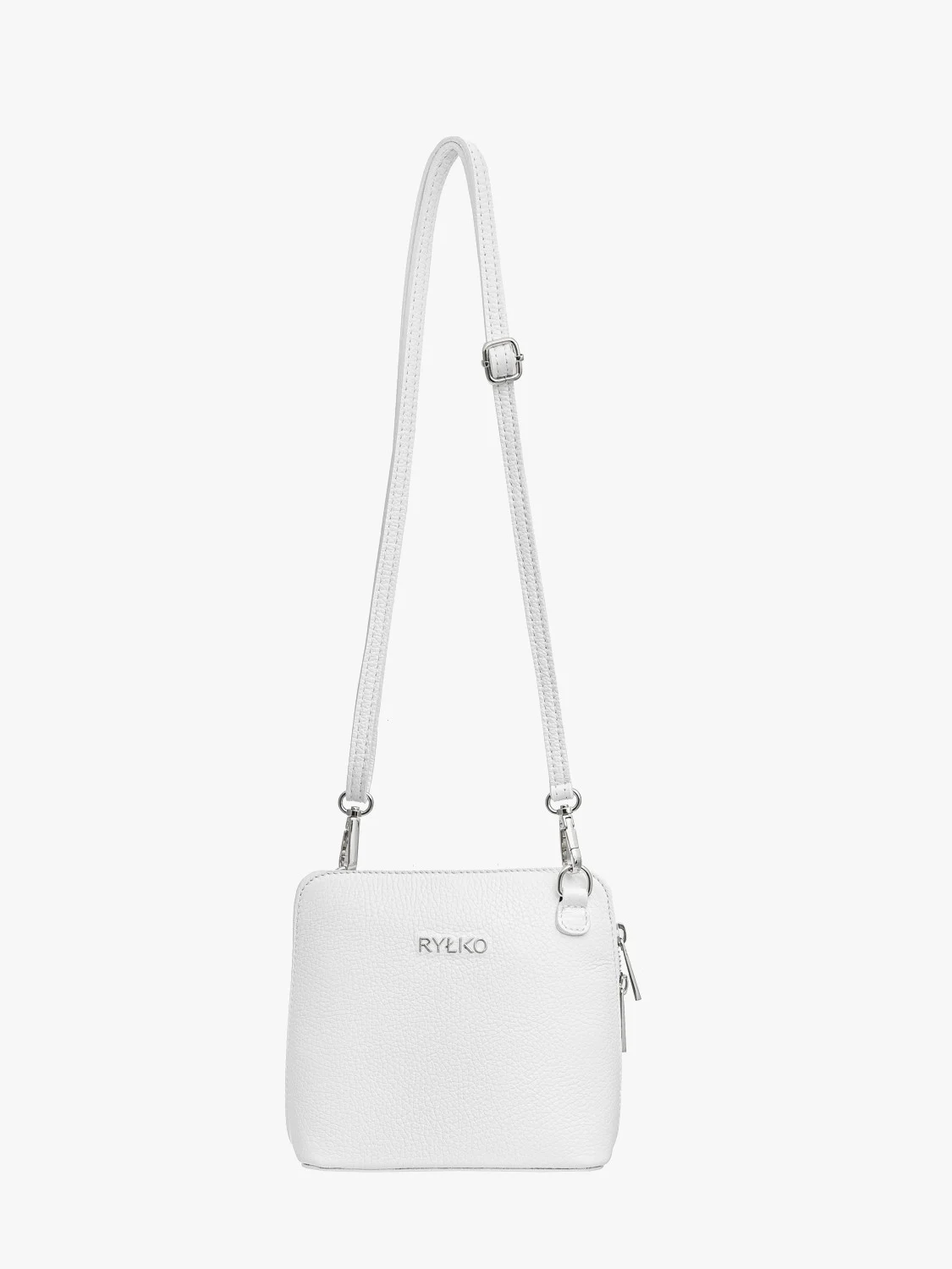 Mała, biała torebka na ramię