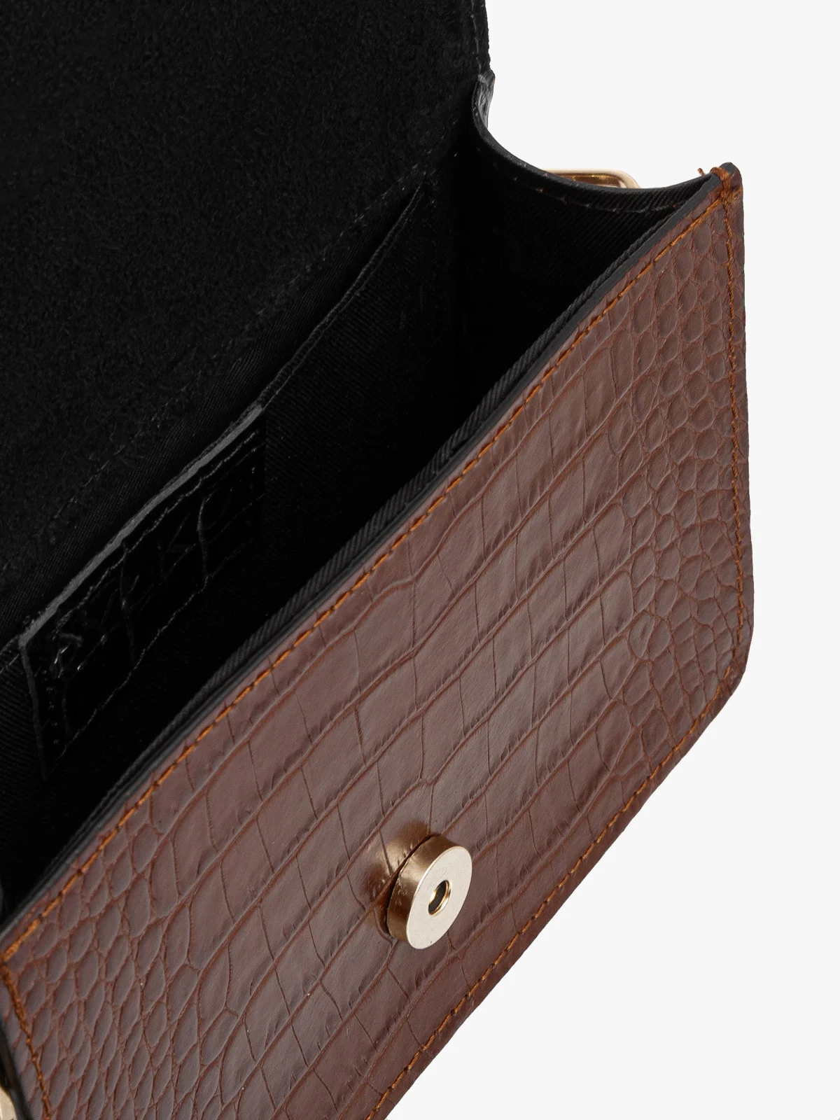 Brązowa torebka w zwierzęcy deseń