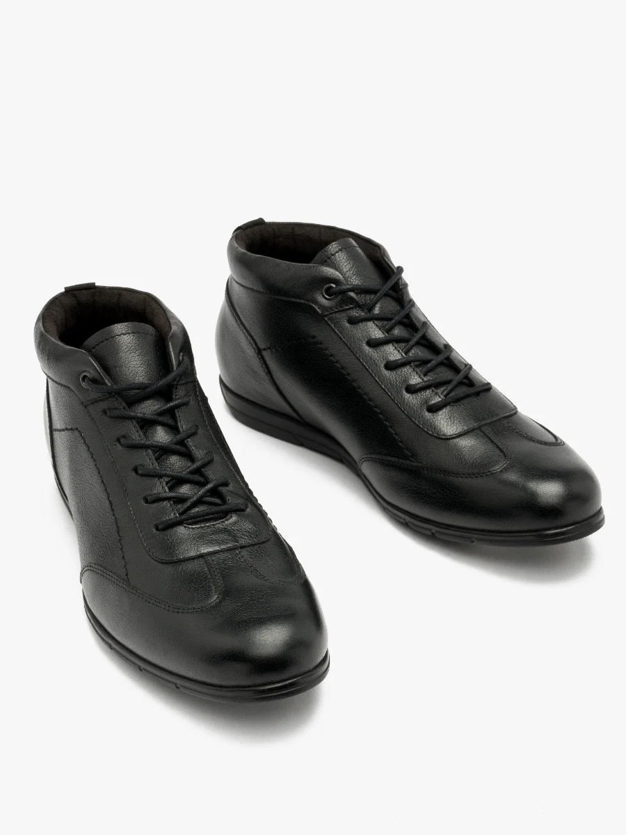 Czarne trzewiki męskie