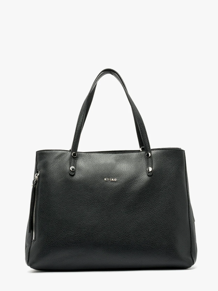 Czarna pojemna torebka