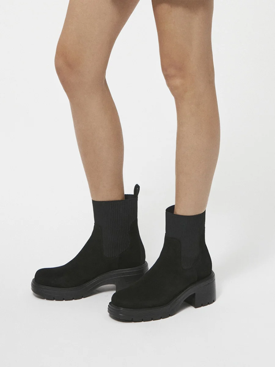 Czarne sztyblety damskie