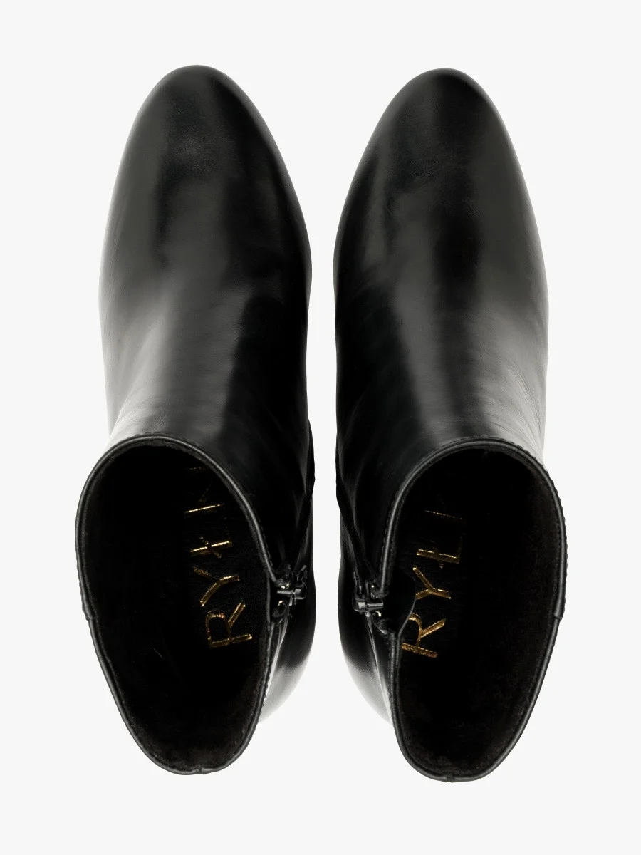 Czarne botki damskie