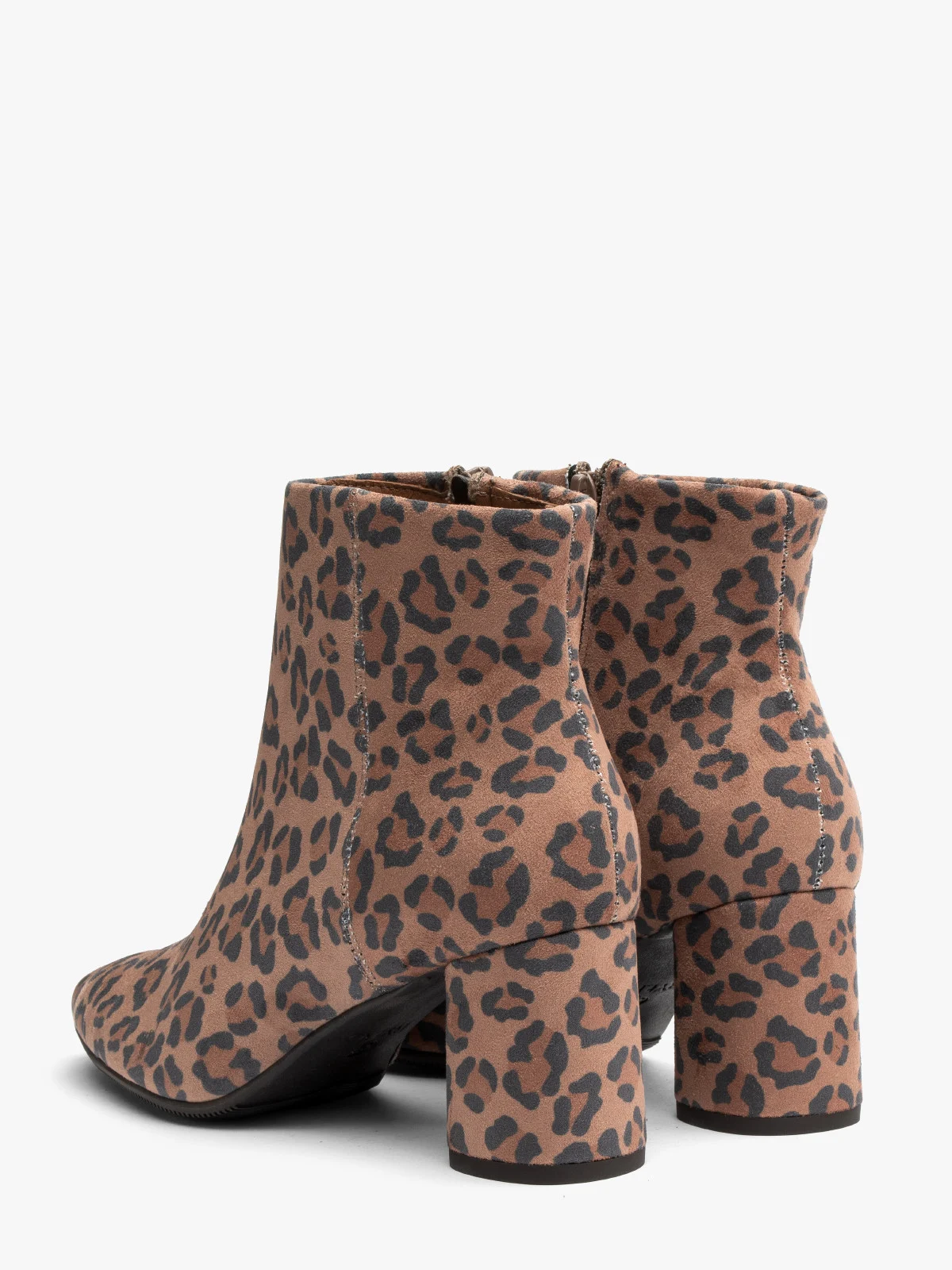 Botki damskie w panterkę