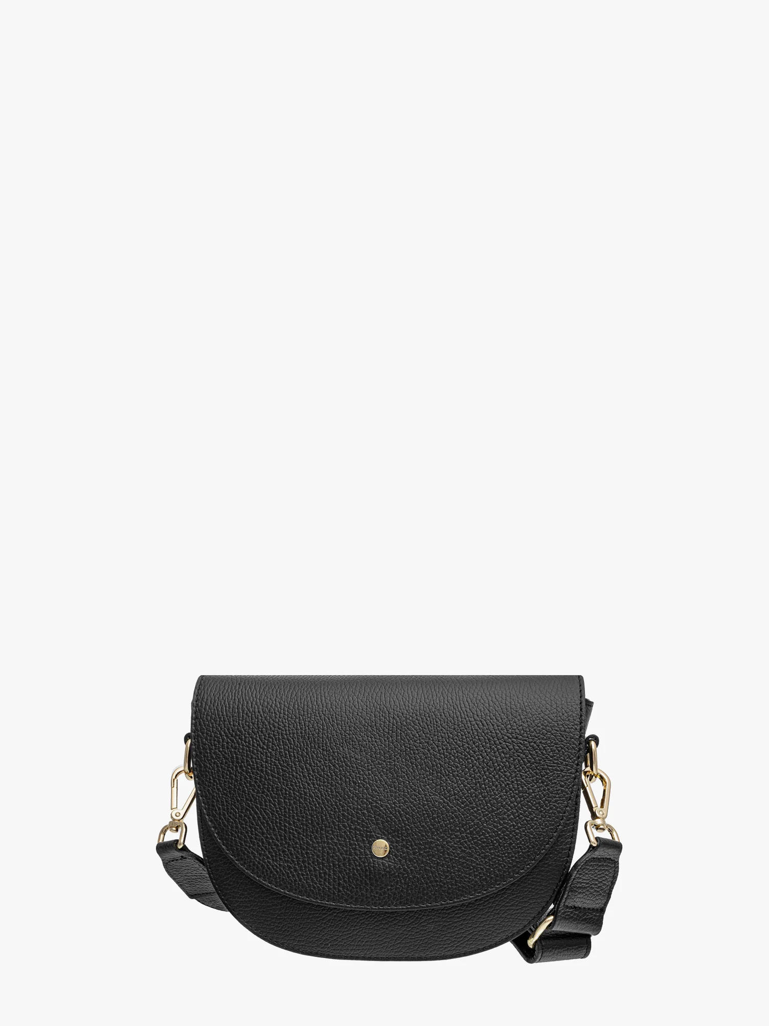 Czarna torebka średniej wielkości