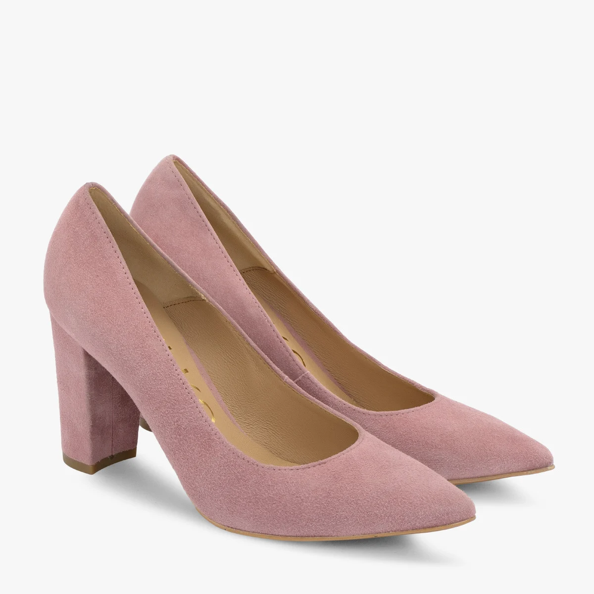 Różowe czółenka na słupku