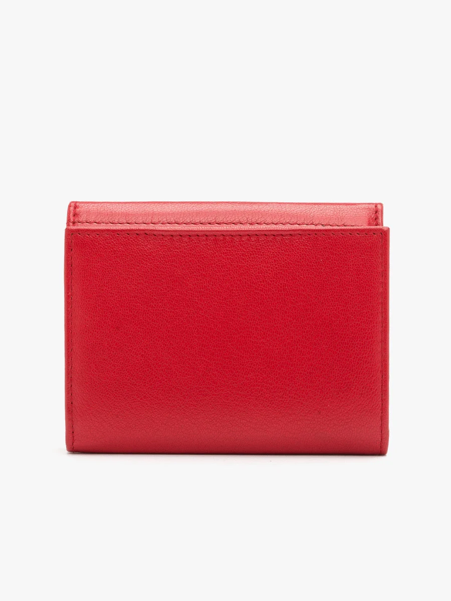 Czerwony portfel damski