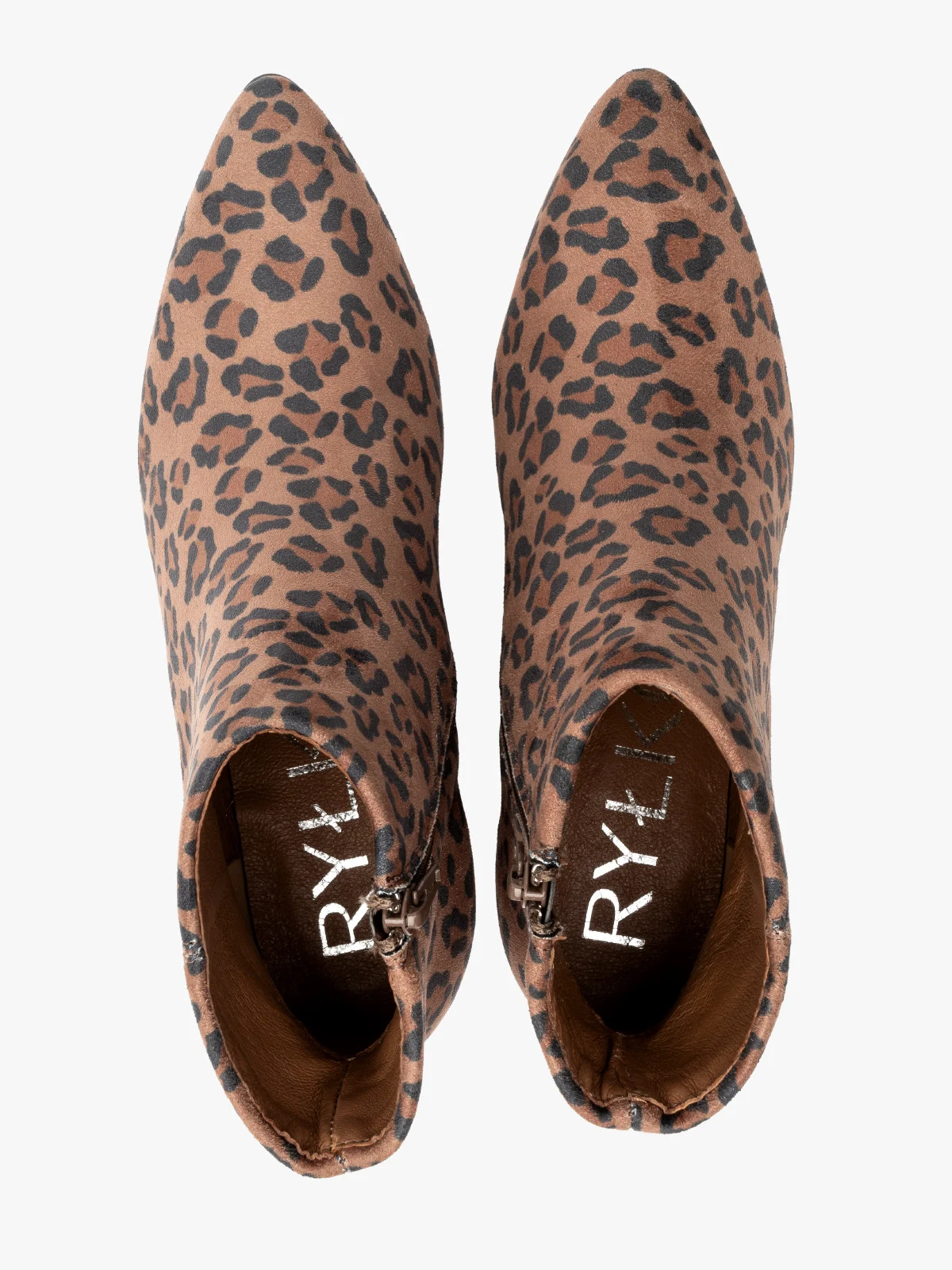 Botki damskie w panterkę