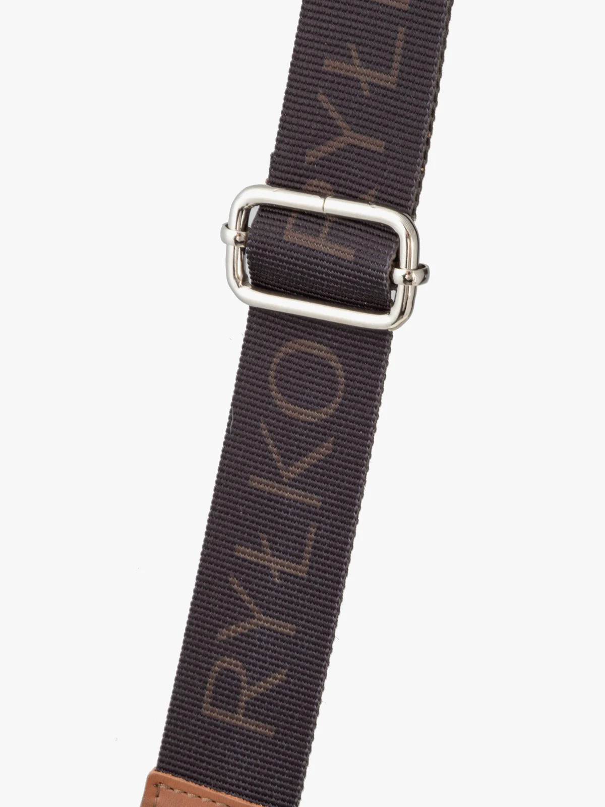 Mała ruda torebka na pasku z taśmy