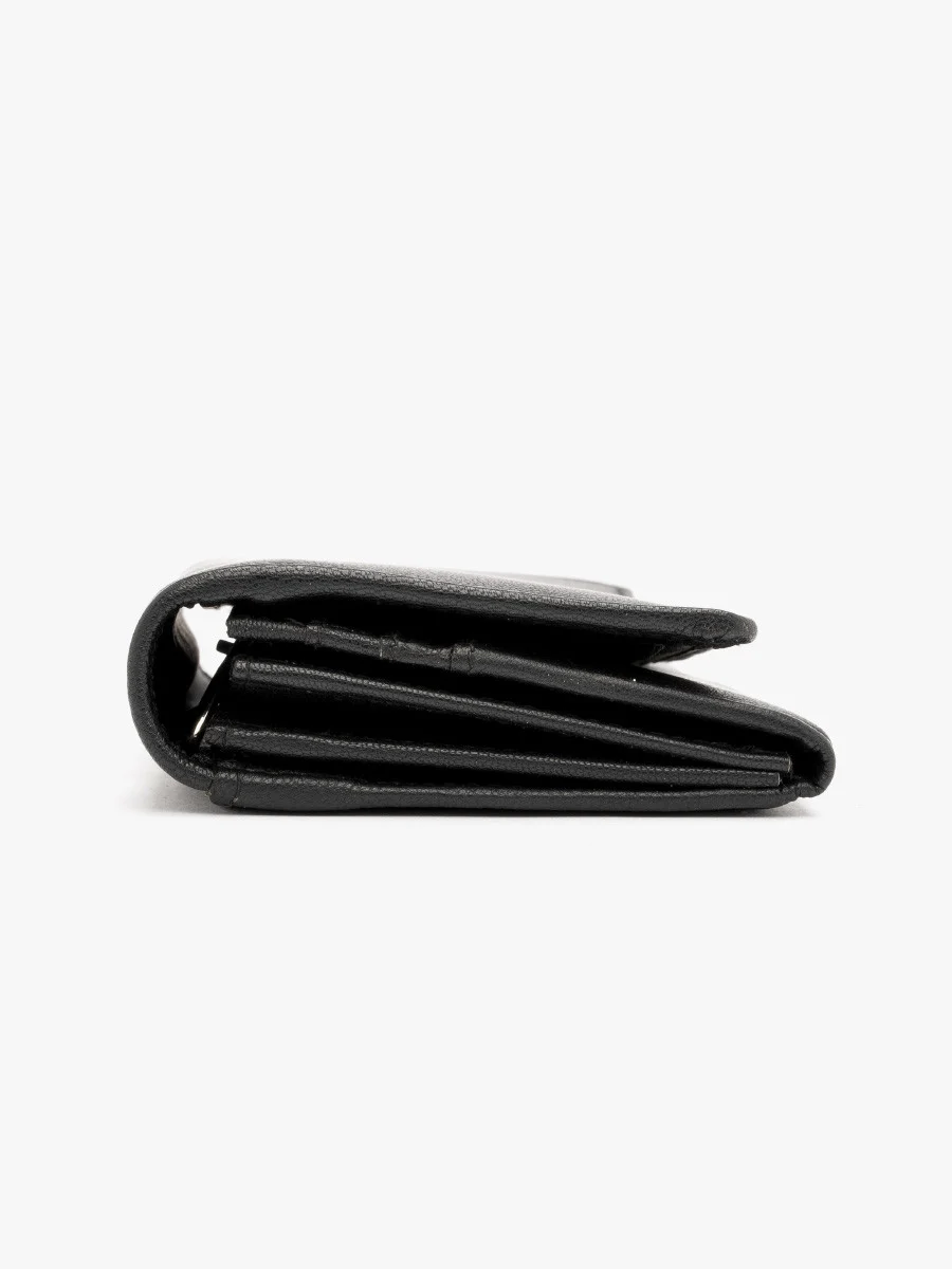 Czarny portfel damski