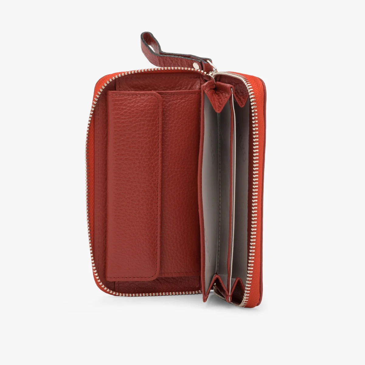 Czerwony portfel damski