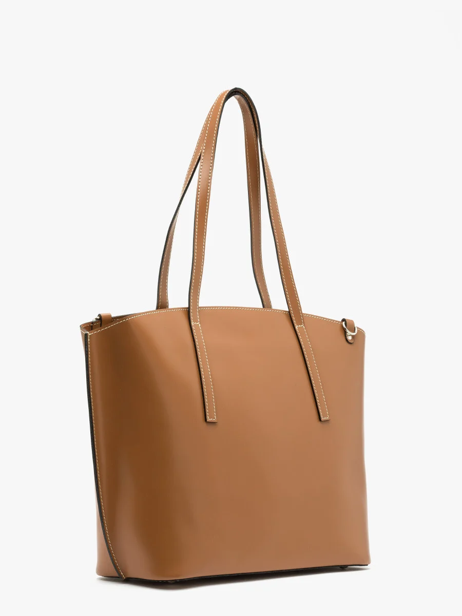 Brązowa pojemna torebka