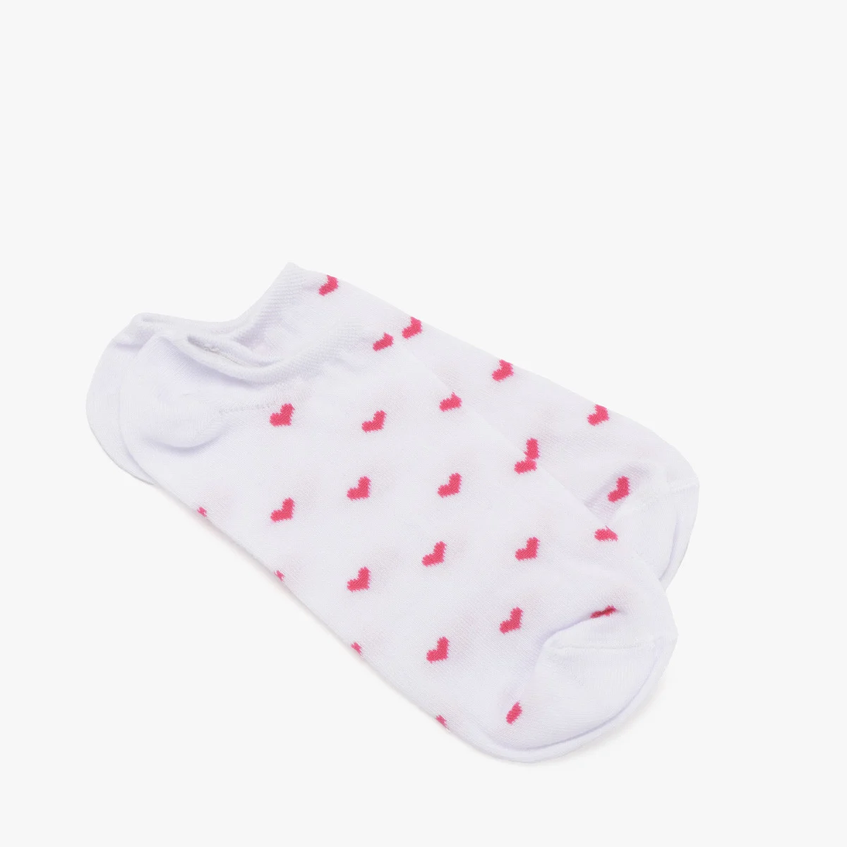 Skarpetki damskie z serduszkami