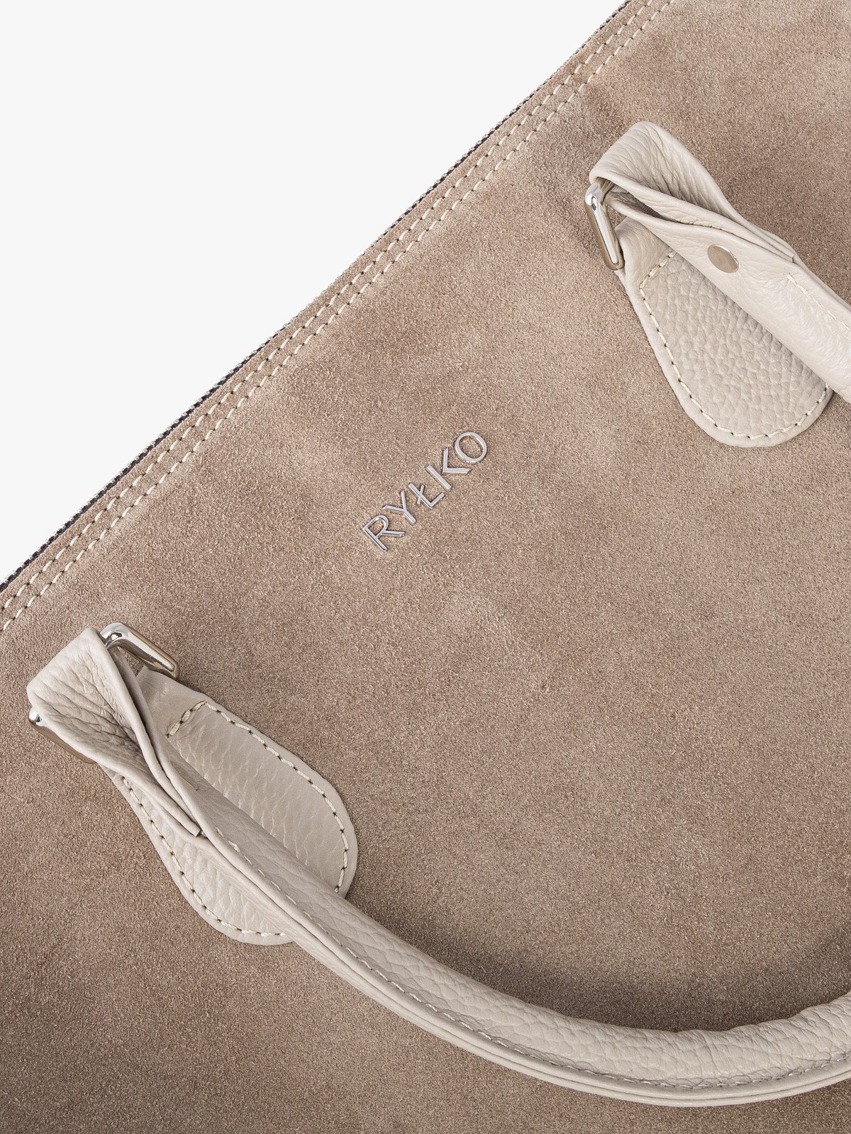 Beżowa torebka na laptopa lub tablet