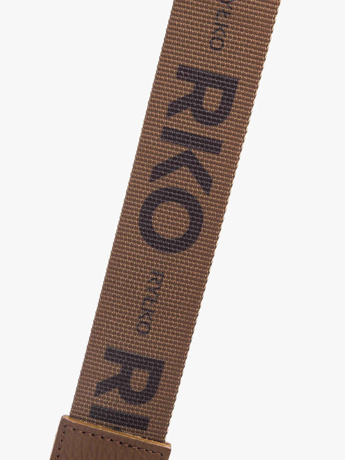 Brązowa torebka damska na szerokim pasku z taśmy