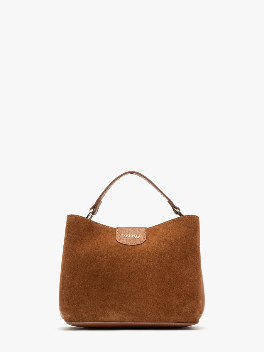 Torebka z łączonych materiałów