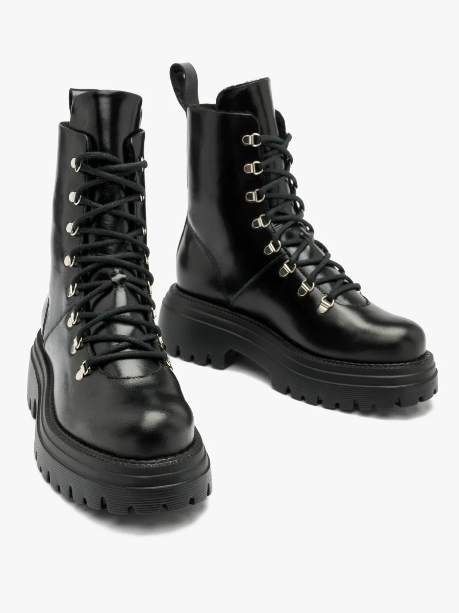 Czarne trzewiki workery