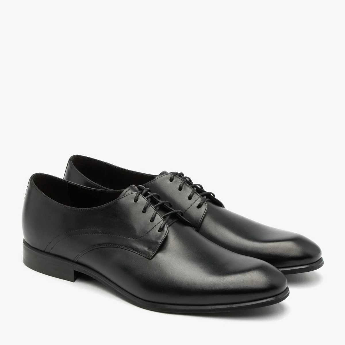 Czarne półbuty męskie