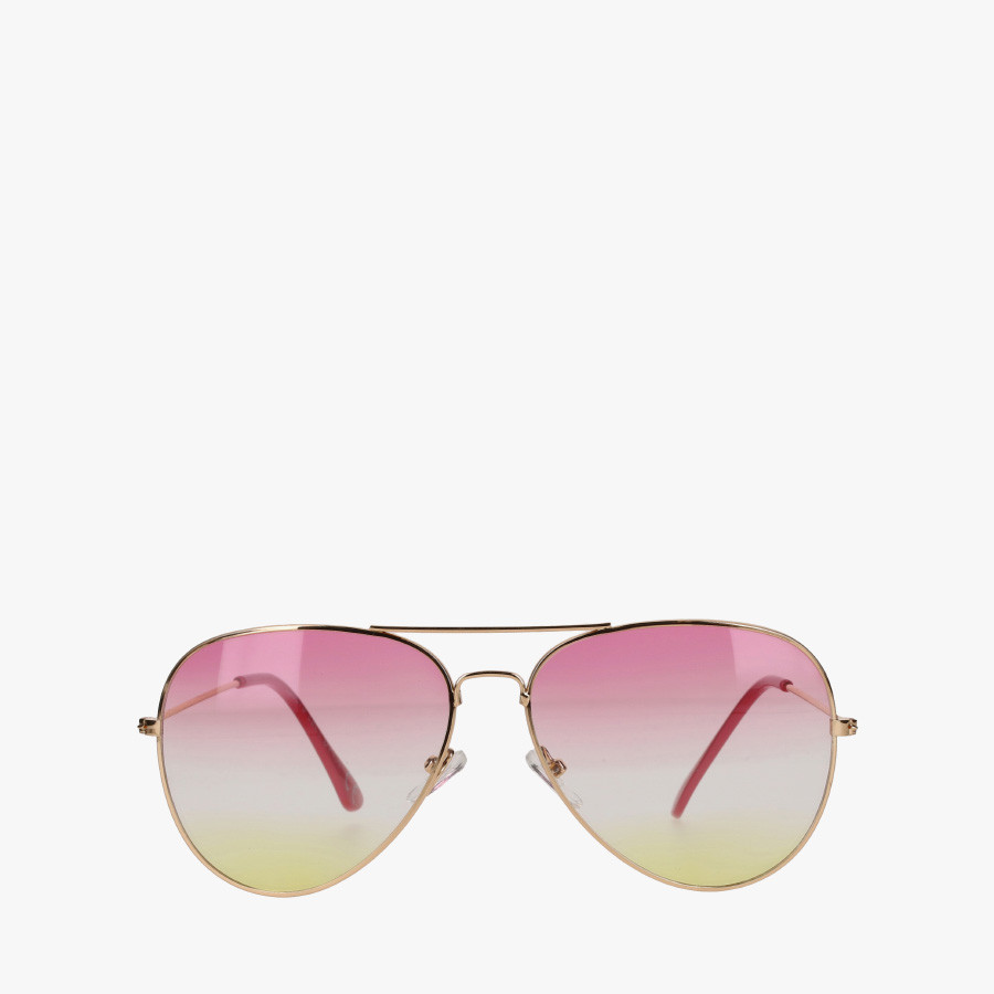Okulary przeciwsłoneczne typu pilotki z kolorowymi szkłami